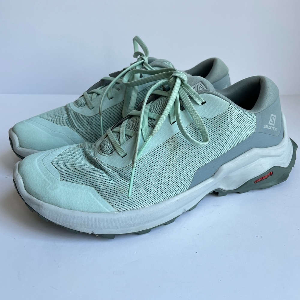 Salomon X Reveal Green Trail Running Shoes Women Large 9.5 - Picture 10 of 10